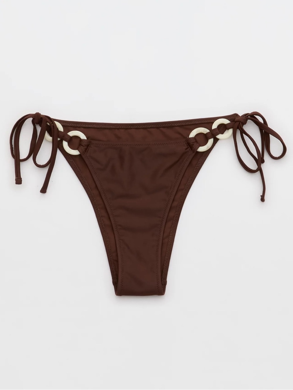 NWT Aerie The Sunbun Bikini Bottom - size Small - Brown
